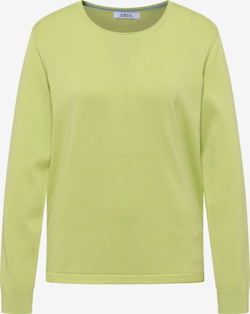 CECIL Sweater in Green: front