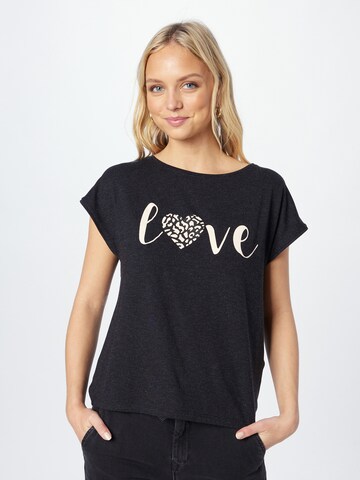 T-shirt 'Malina' ABOUT YOU en gris : devant