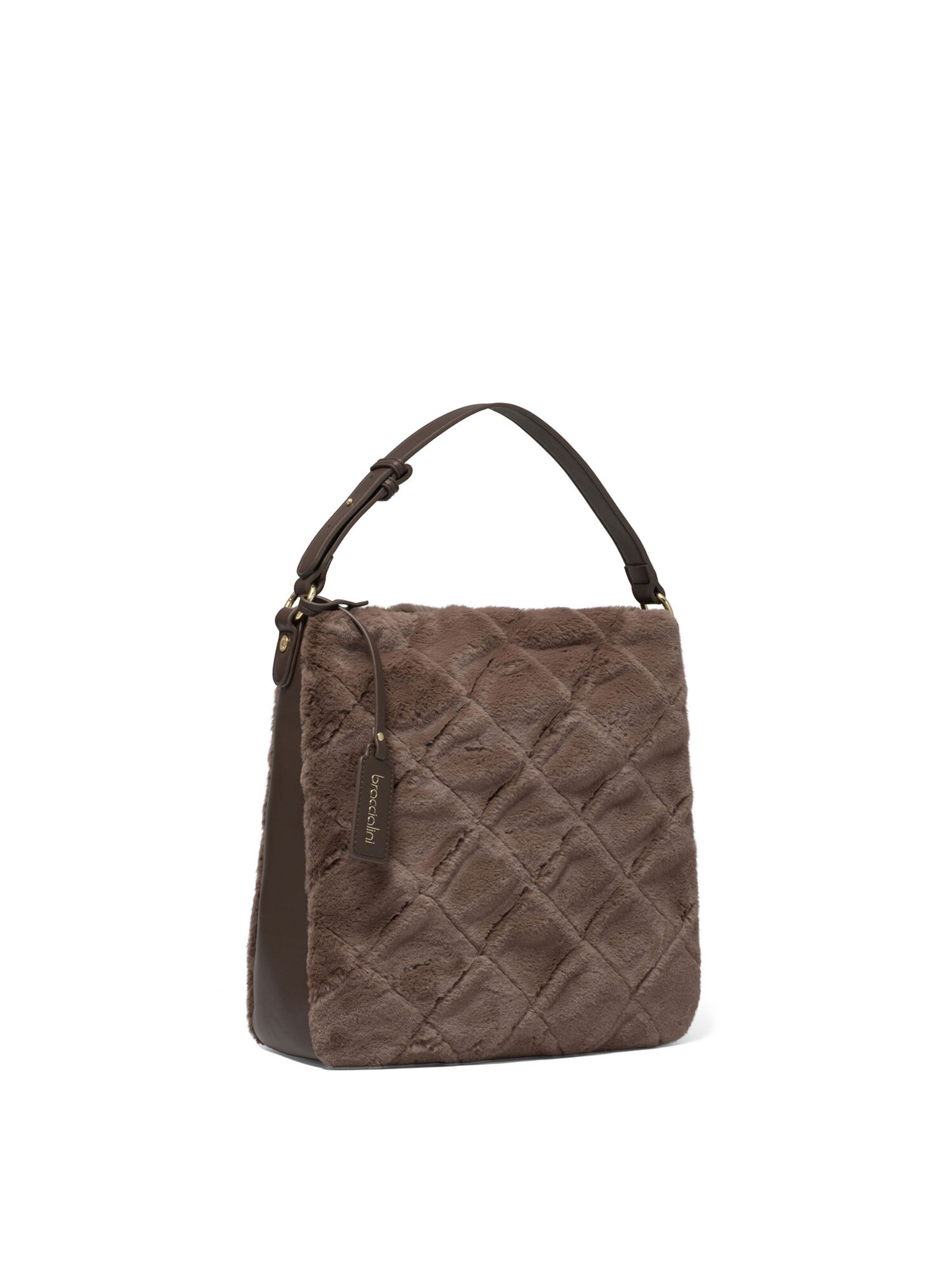 Braccialini Schoudertas in Bruin: voorkant