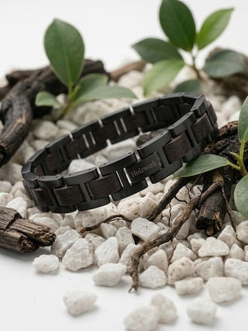 Holzwerk - Pulsera 'UNTERSEE' en negro