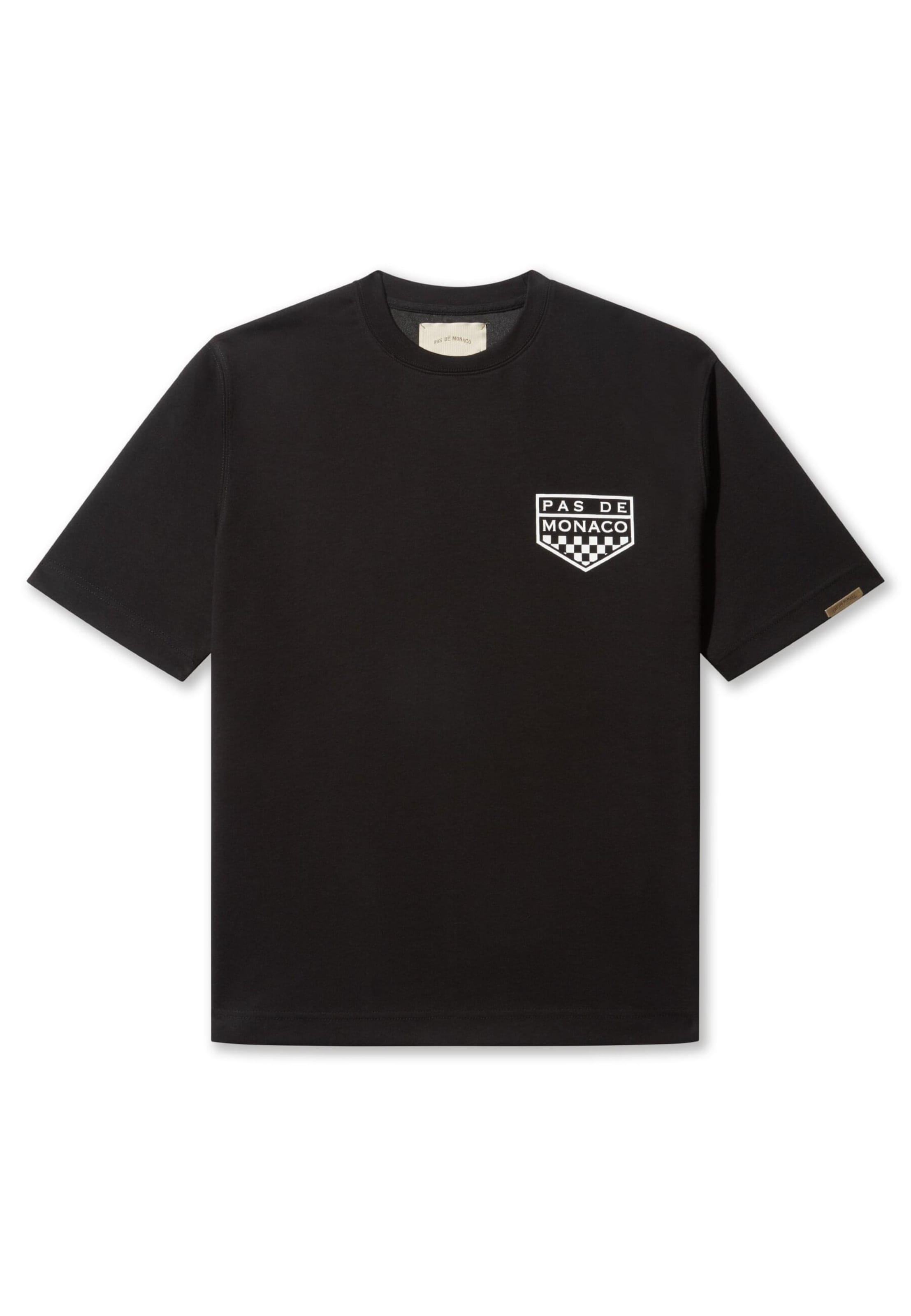 Pas De Monaco T-Shirt 'IMPASSE' in Schwarz: Vorderseite