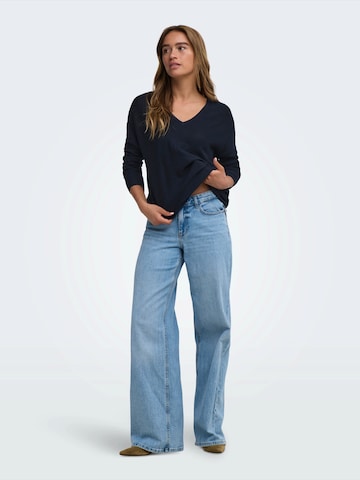 JDY Sweater 'JDYNew Behave' in Blue