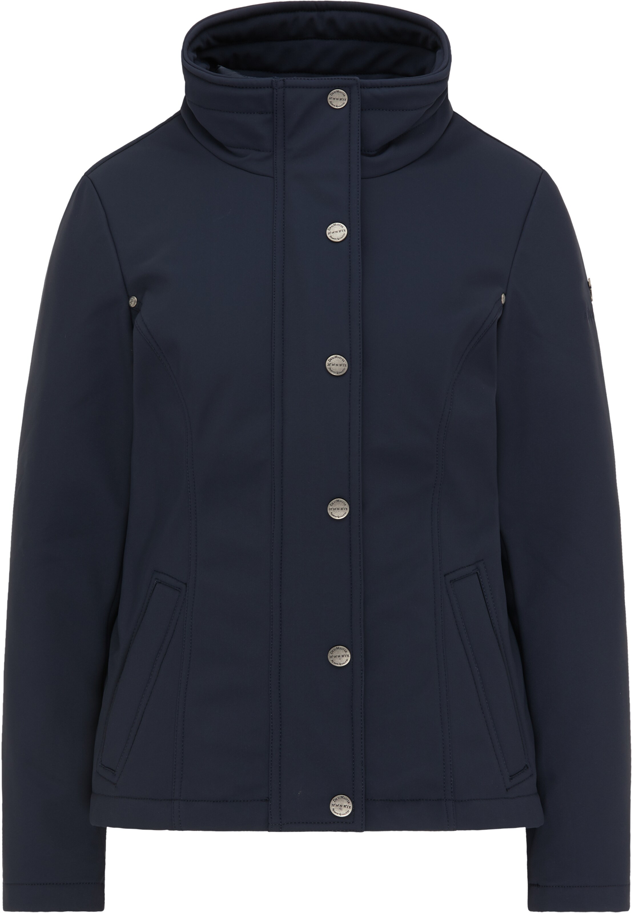 DreiMaster Klassik Winterjas in Blauw: voorkant