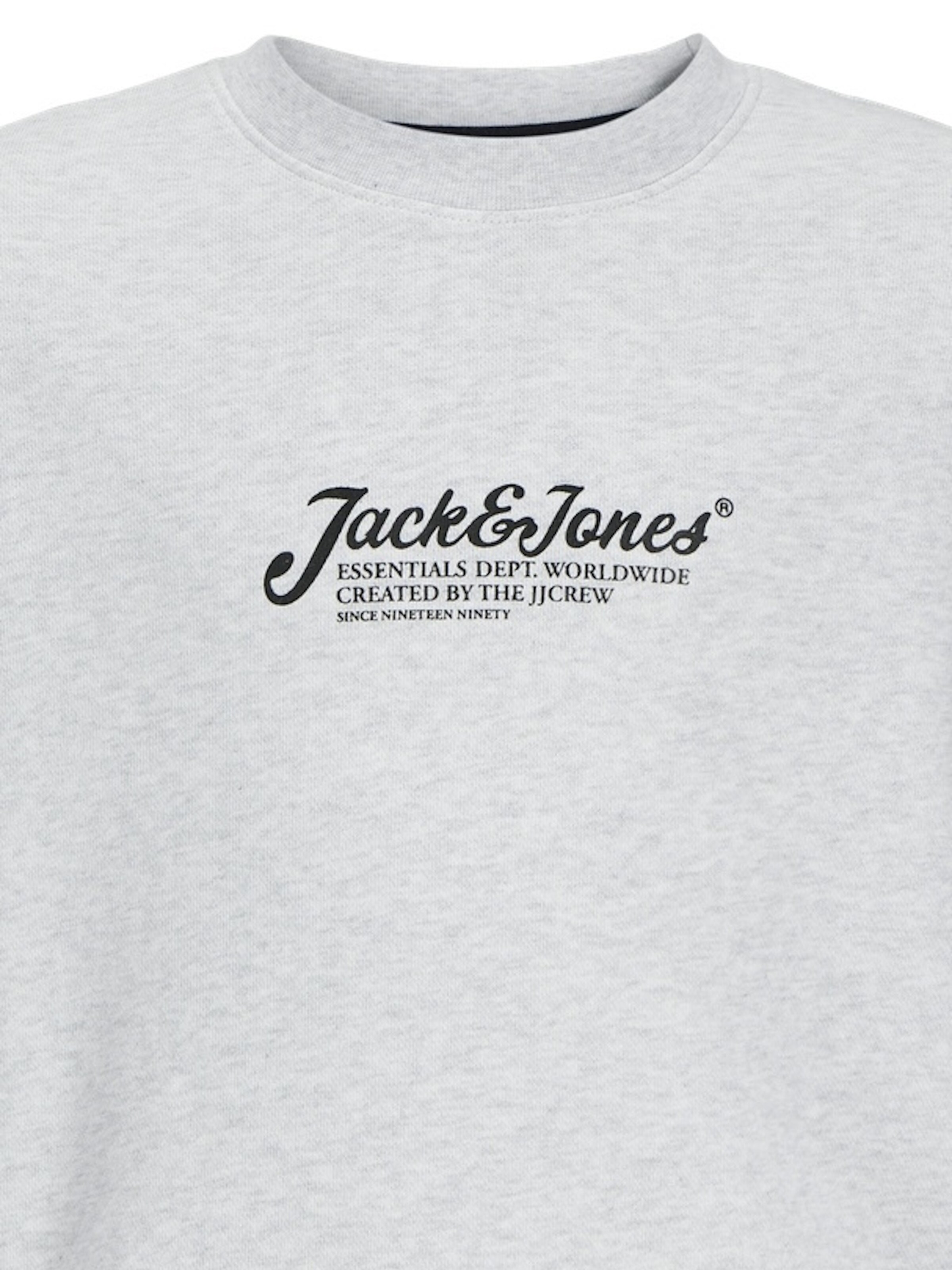 Felpa 'Beau' di Jack & Jones Junior in bianco