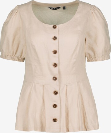 Ulla Popken Blouse in Beige: front