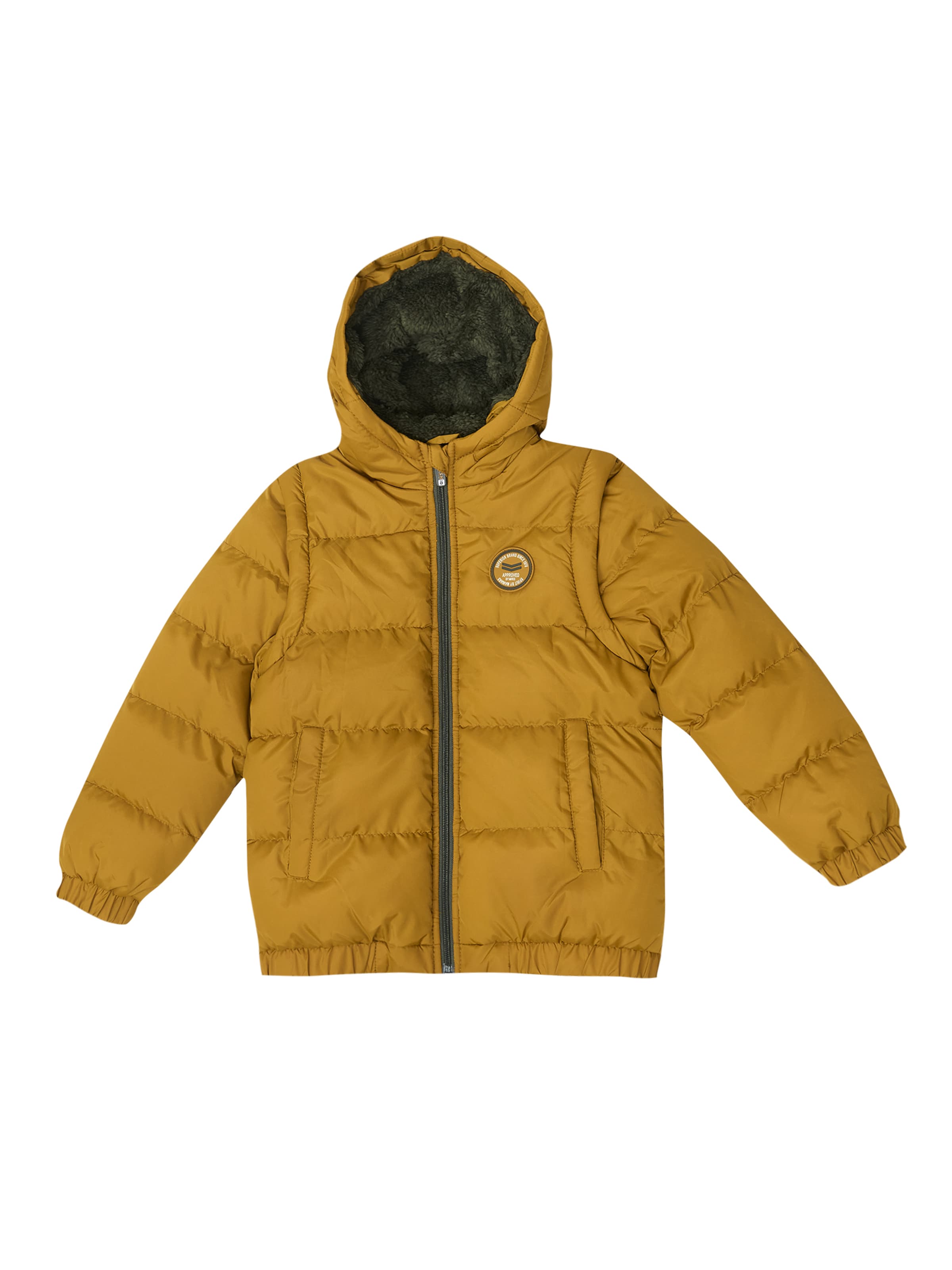 KOROSHI Зимно яке в жълто: отпред
