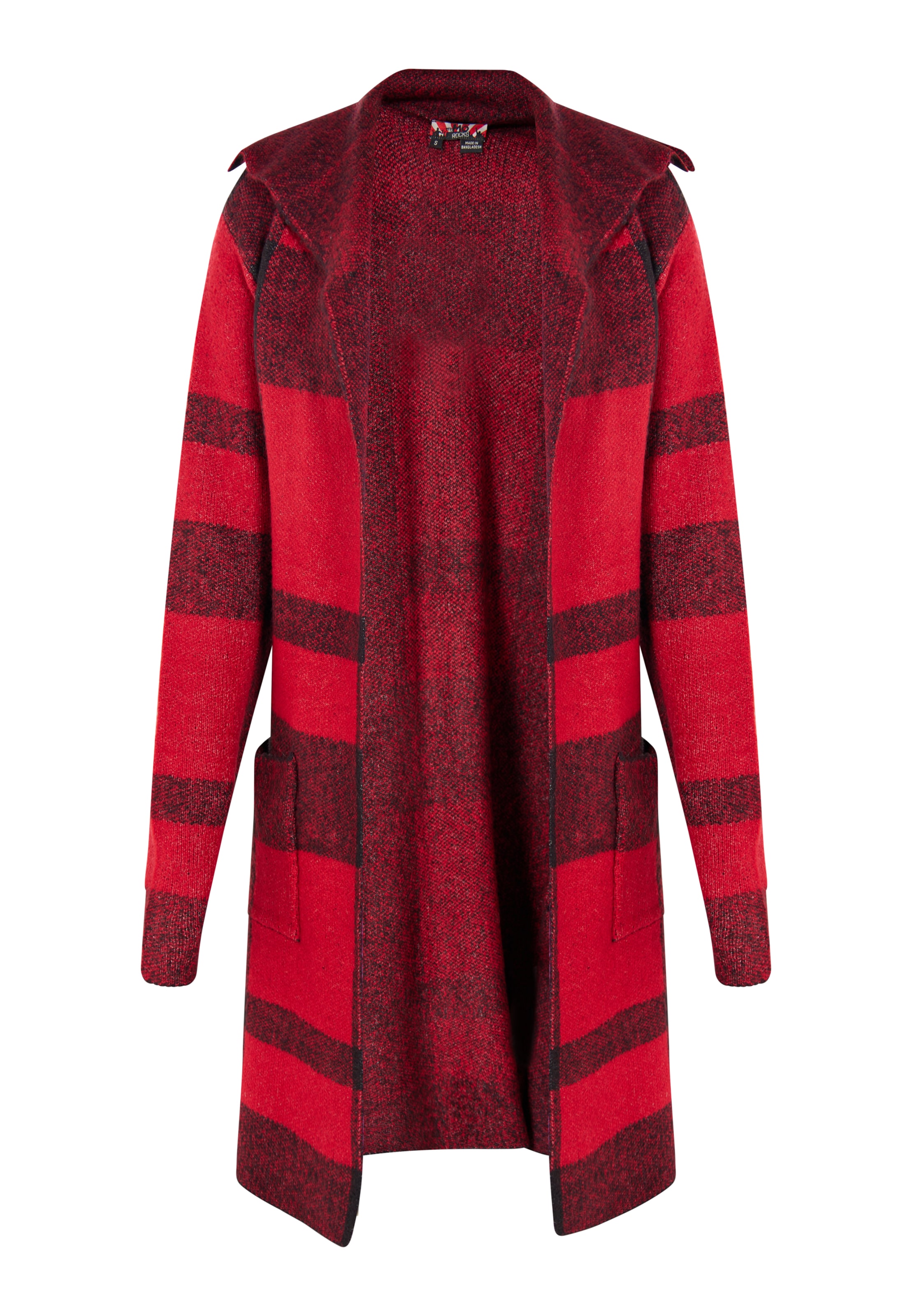 myMo ROCKS Kardigán '' - Červená: predná strana