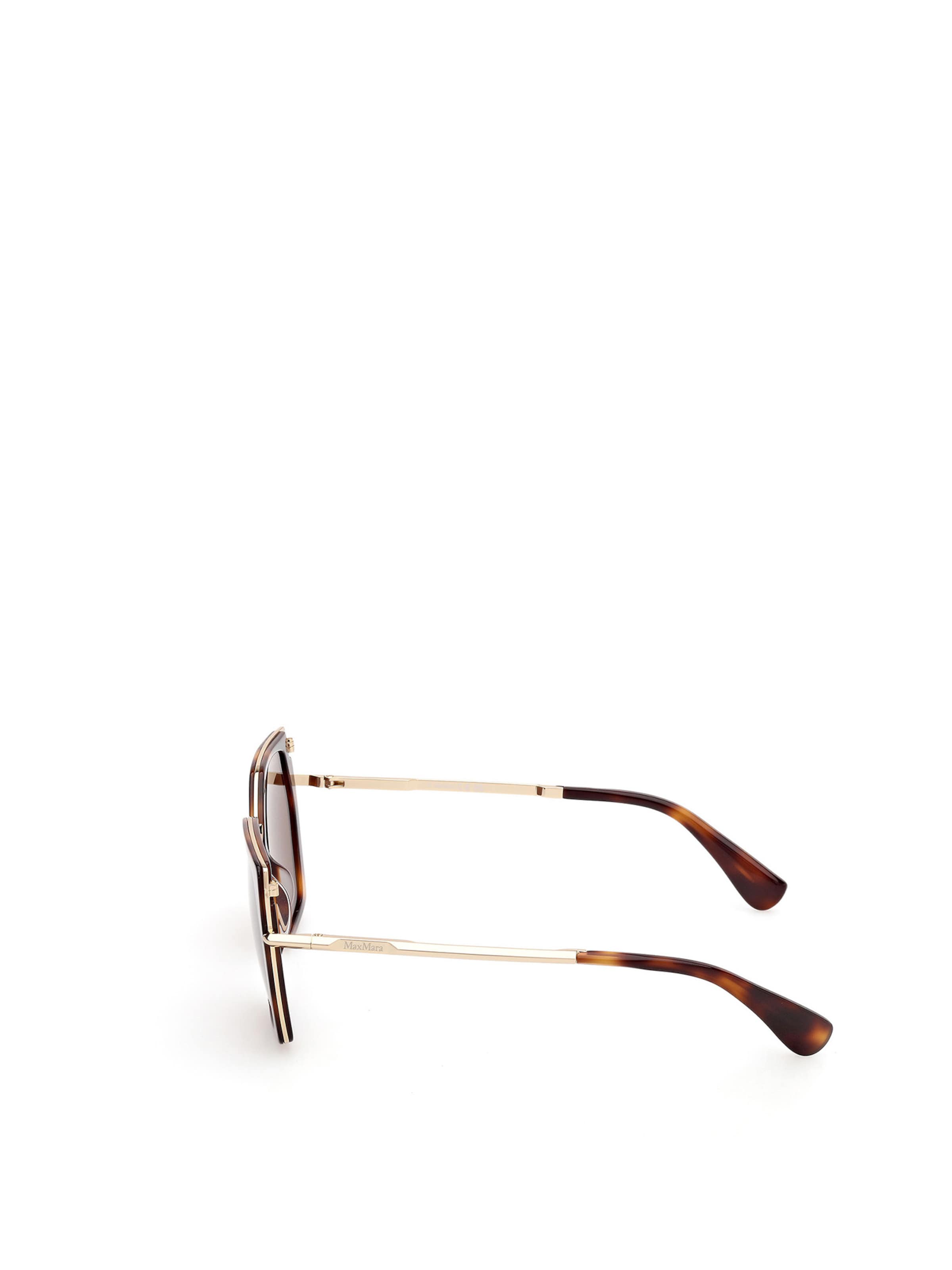Max Mara Sonnenbrille 'Miller' in Braun