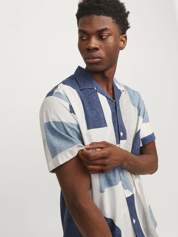 JACK & JONES Comfort Fit Skjorte 'Jprblacarnaby' i grå