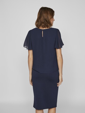 VILA Bluse in Blau