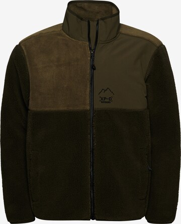 Superdry Fleece jacket in Green: front