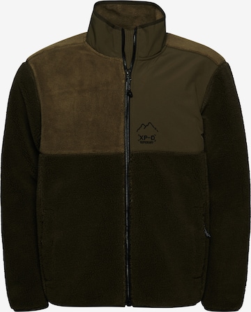Superdry Fleece jacket in Green: front