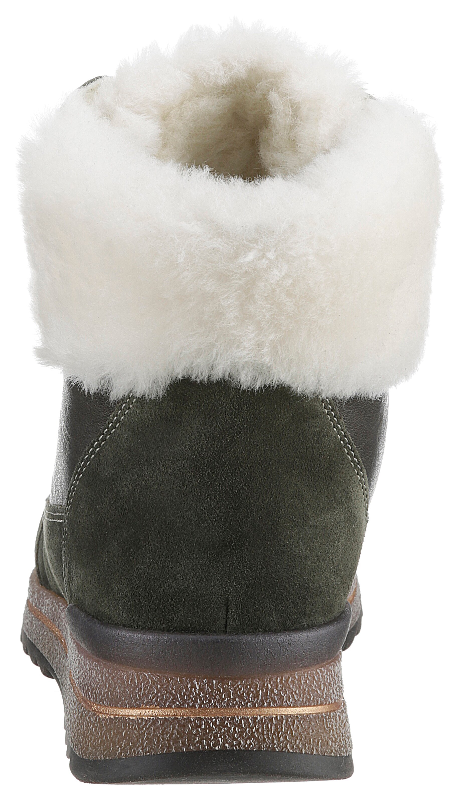 Stivaletto stringato di ARA in verde