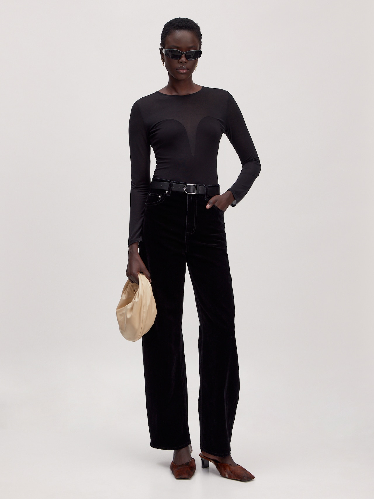 EDITED Producten Jeans 'Theodora' Zwart