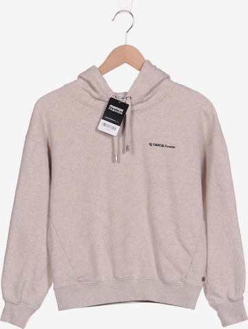 GARCIA Sweatshirt & Zip-Up Hoodie in S in Beige: front