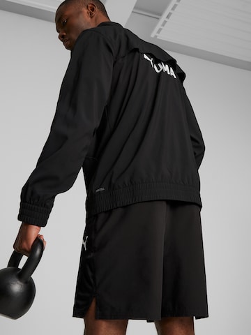 PUMA Sportjacke in Schwarz