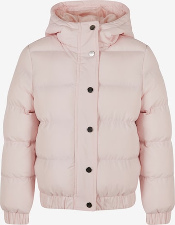 Urban Classics Winter Jacket in Pink: front