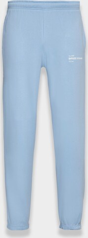 Dropsize Tapered Pants in Blue: front