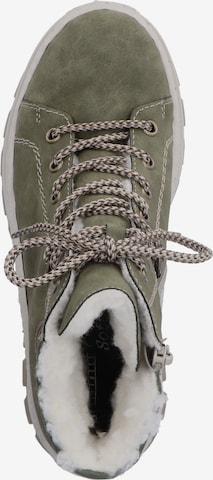 Rieker Ботинки на шнуровке в Зеленый