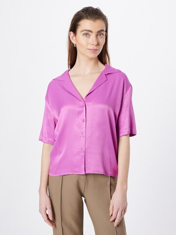 Warehouse Blouse in Pink: front