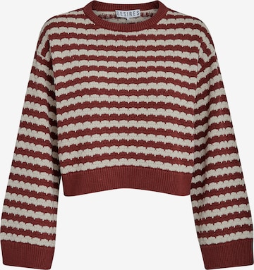 DESIRES Neulepaita 'Pam' värissä ruskea: etupuoli