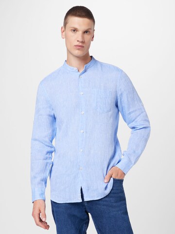 UNITED COLORS OF BENETTON - Regular Fit Camisa em azul: frente
