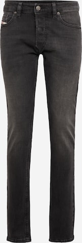 DIESEL Slimfit Jeans 'LUSTER' i sort: forside