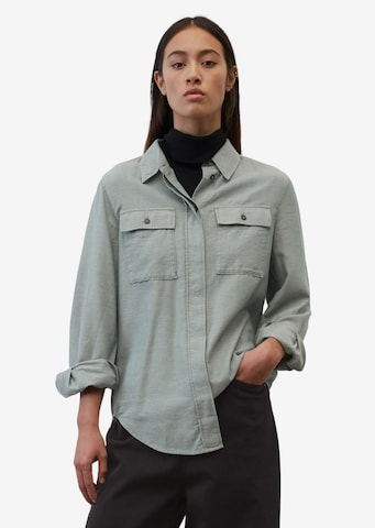 Camicia da donna di Marc O'Polo in grigio: frontale