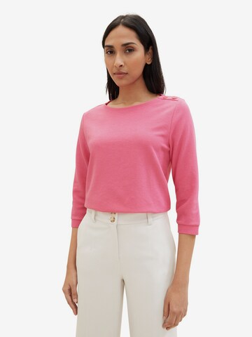 TOM TAILOR Shirt in Pink