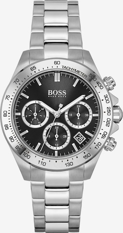 BOSS Black Analog klocka i silver: framsida