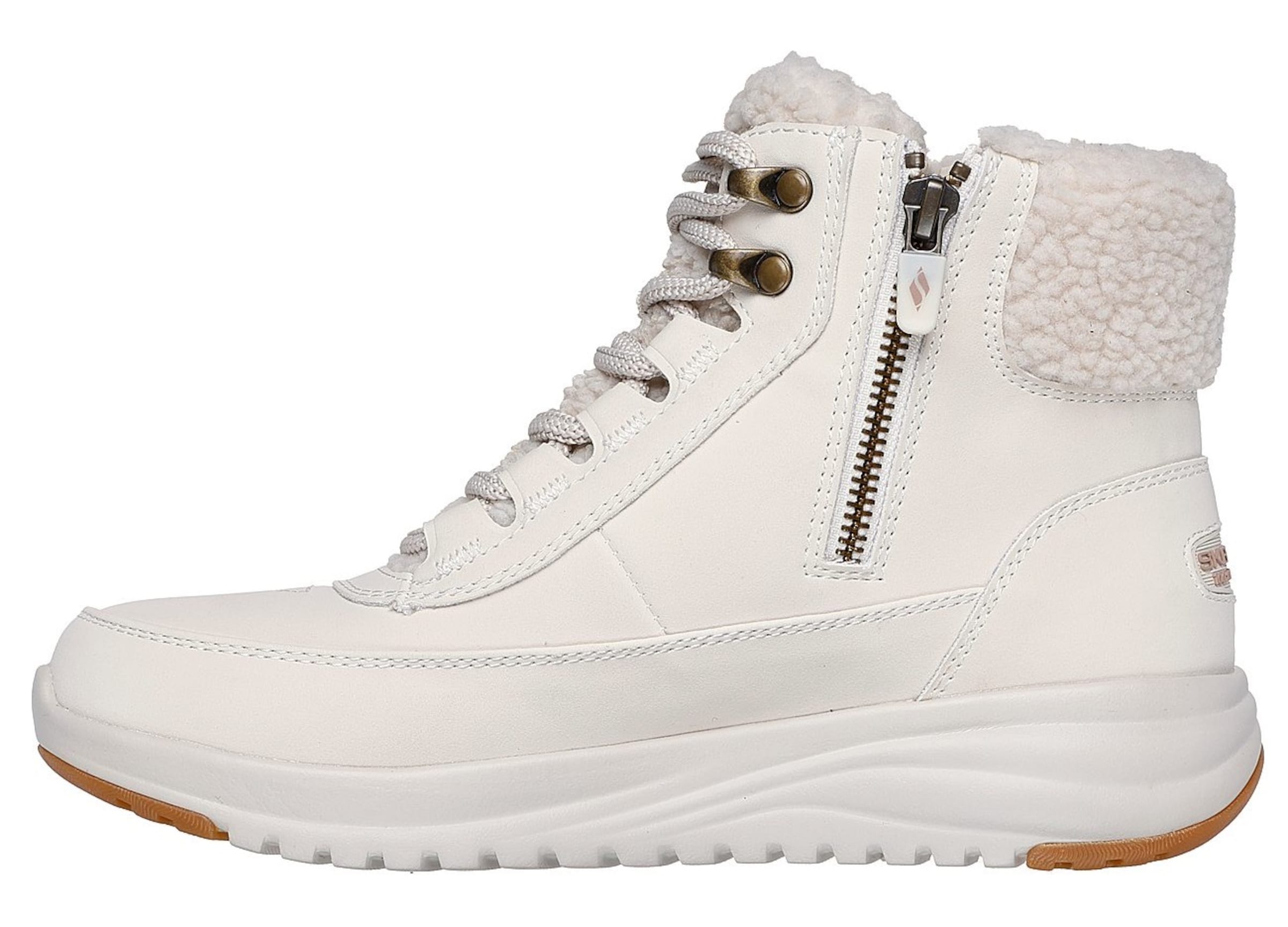 Bottines à lacets SKECHERS en blanc