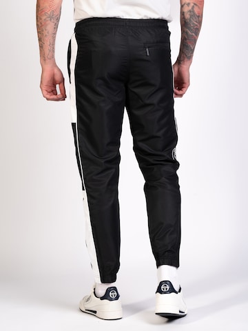 Sergio Tacchini Tapered Sporthose 'ABITA' in Schwarz