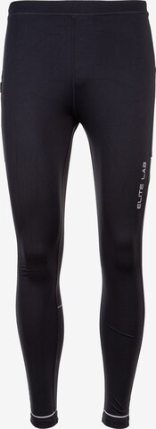 ELITE LAB Slimfit Sportbroek 'Elite X1' in Zwart: voorkant