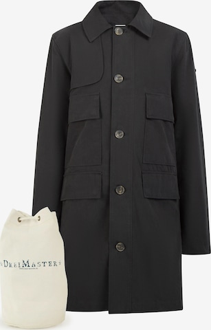 Manteau mi-saison DreiMaster Vintage en noir : devant