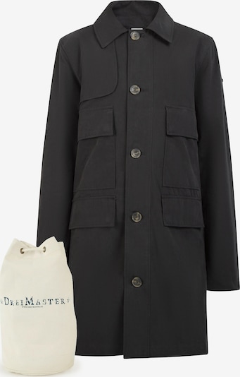 DreiMaster Vintage Between-Seasons Coat in marine blue / Black / Wool white, Item view