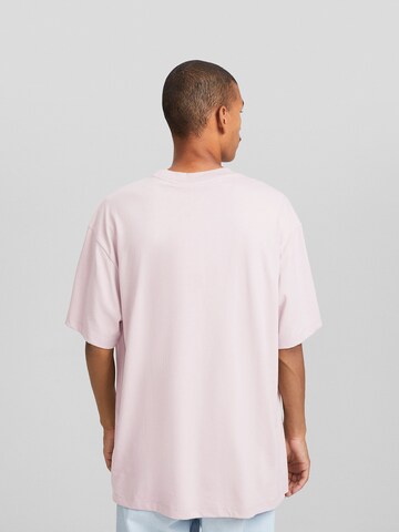 Bershka T-Shirt in Pink