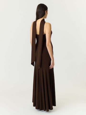YAS Kleid 'YASGodita' in Braun