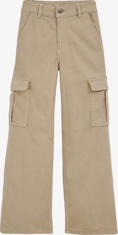 WE Fashion Regular Housut värissä beige: etupuoli