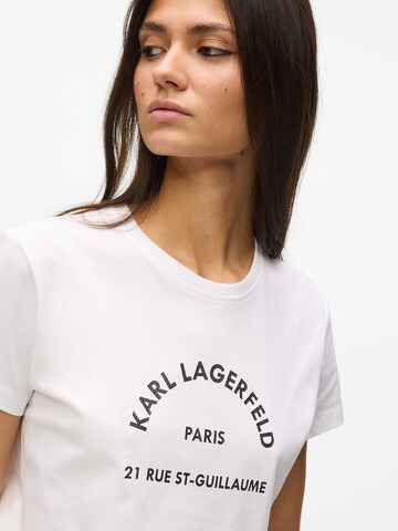 Karl Lagerfeld Tričko 'Rue St-Guillaume' - Biela