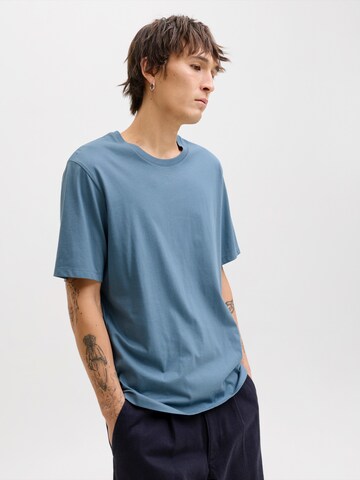 JACK & JONES Slim fit T-shirt i blå