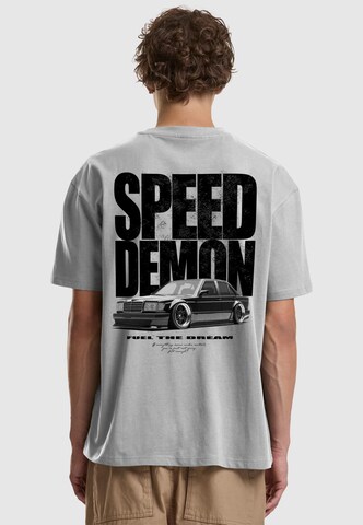 Mister Tee T-Shirt 'Speed Demon' in Grau: Vorderseite