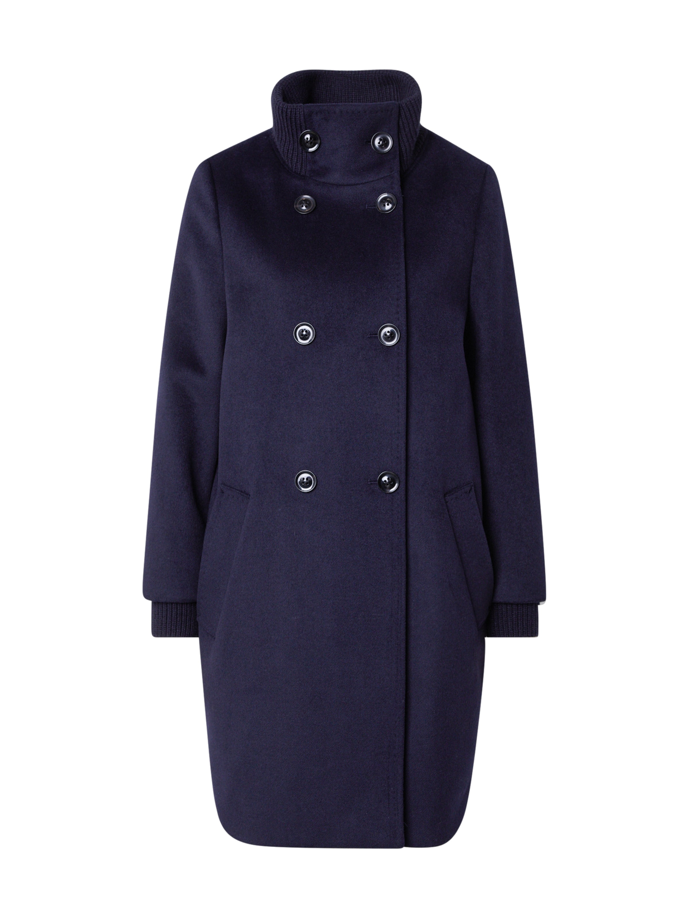 s.Oliver BLACK LABEL Prehoden plašč | modra barva: sprednja stran