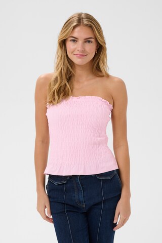 SAINT TROPEZ - Top 'NaciaSZ' em rosa: frente