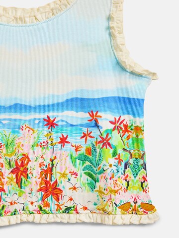 Desigual Top 'Landscape' | mešane barve barva