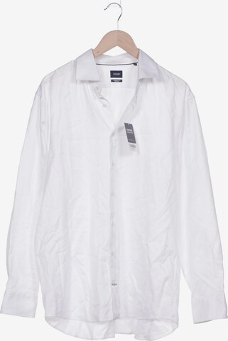 JOOP! Button Up Shirt in XXL in White: front