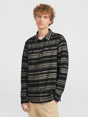 O'NEILL Regular Fit Hemd in Schwarz: Vorderseite