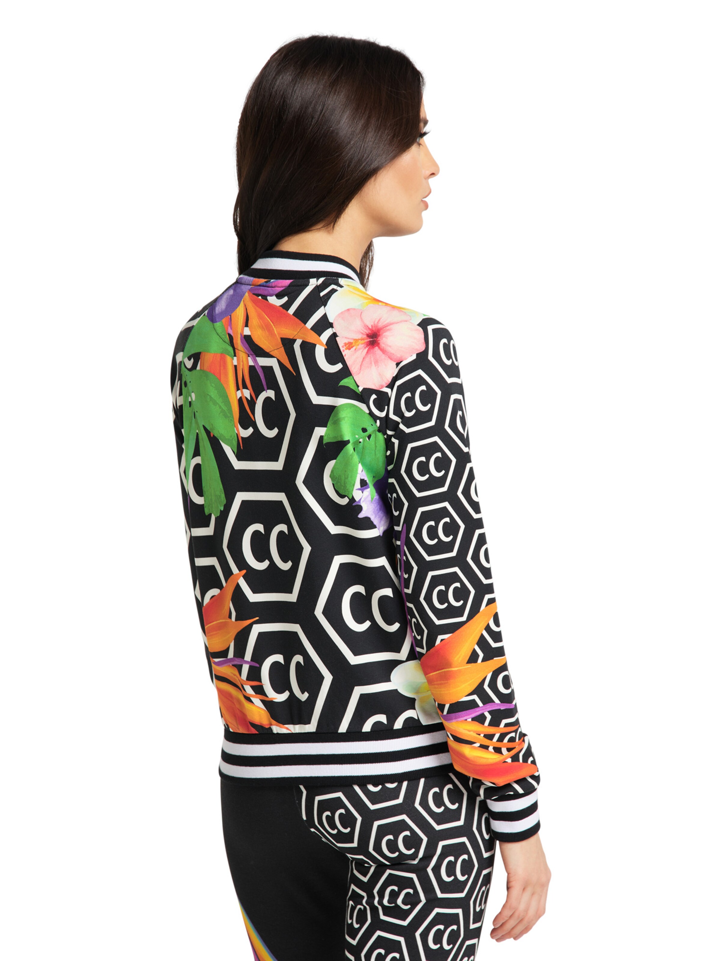 Carlo Colucci Sweatvest ' Cologna ' in Zwart