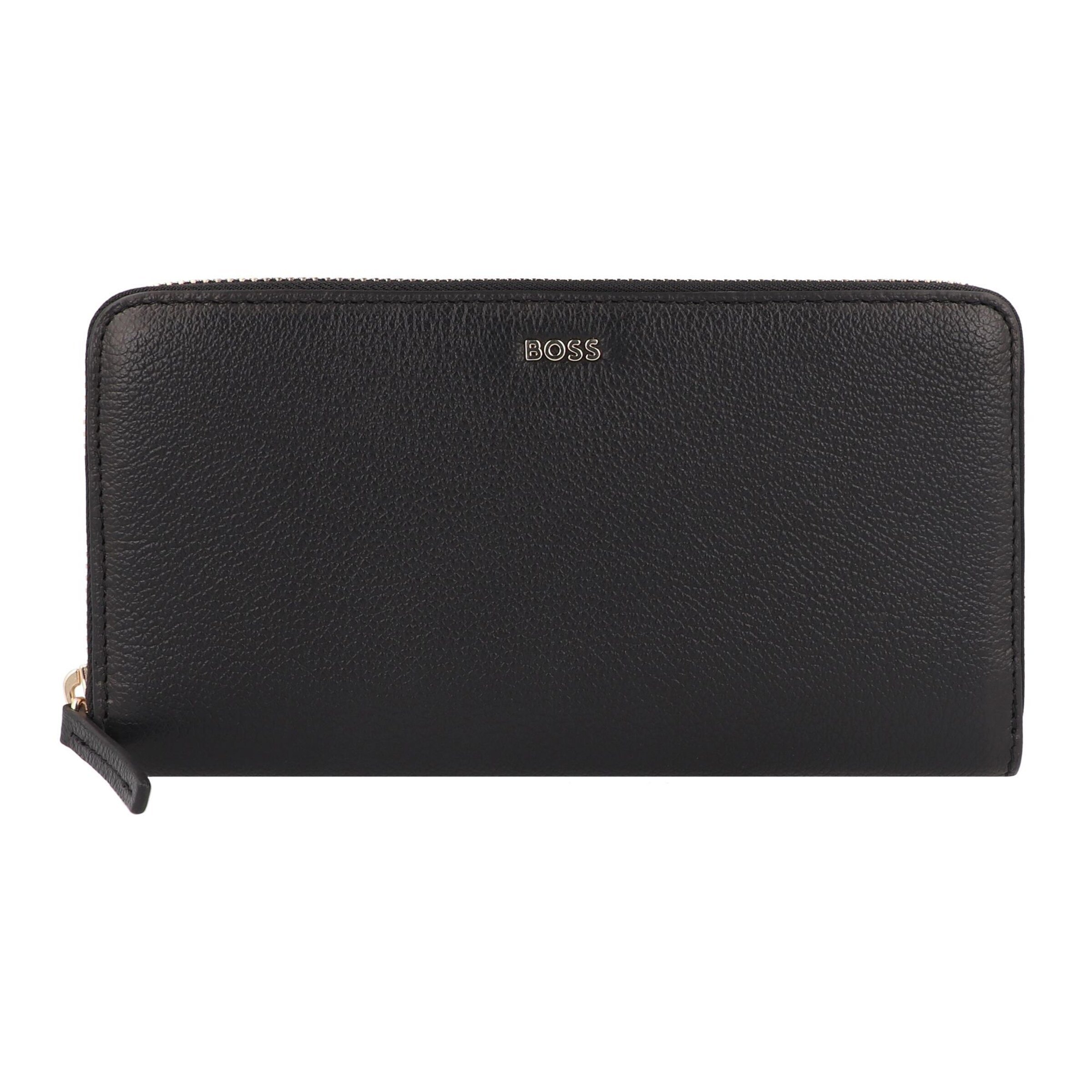 BOSS Wallet 'Alyce' in Black: front