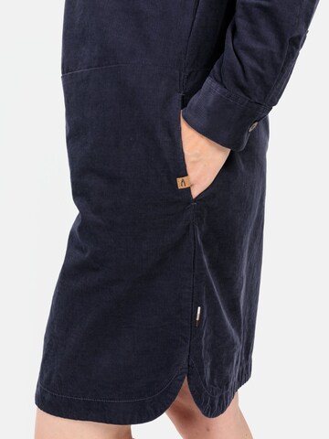 CAMEL ACTIVE Cordkleid aus reiner Baumwolle in Blau