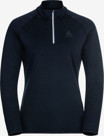 ODLO Athletic Sweater in Black: front